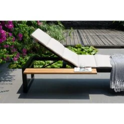 LifestyleGarden Jimmy Gartenliege Aluminium/Textilene Magnesium Grau/Leinenfarben -Gartenmöbel Geschäft 1307969 4