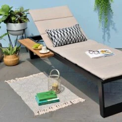 LifestyleGarden Jimmy Gartenliege Aluminium/Textilene Magnesium Grau/Leinenfarben -Gartenmöbel Geschäft 1307969 8