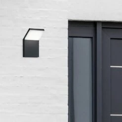 Trio Leuchten Pearl Außenwandbeleuchtung Aluminium/Kunststoff Anthrazit -Gartenmöbel Geschäft 1309443 3