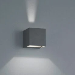 Trio Leuchten Adaja Außenwandbeleuchtung Aluminium Druckguss Anthrazit -Gartenmöbel Geschäft 1309542 4