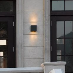 Trio Leuchten Thames Außenwandbeleuchtung Aluminium/Glas Anthrazit -Gartenmöbel Geschäft 1309663 3