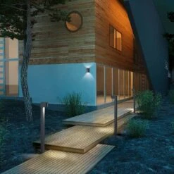 Trio Leuchten Roya Wandleuchte Aluminium Anthrazit -Gartenmöbel Geschäft 1309685 9