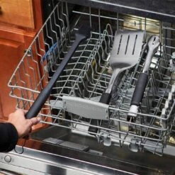 Weber Precision Grillbesteck-Set 3-tlg. Edelstahl/Kunststoff Silber/Schwarz -Gartenmöbel Geschäft 1323380 3