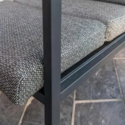 Trentino Loungeset 4-tlg. Edelstahl/Stoff Und Teak Armlehnen Grau Meliert 16 Trentino Loungeset 4-tlg. Edelstahl/Stoff Und Teak Armlehnen Grau Meliert -Gartenmöbel Geschäft 1342883 7