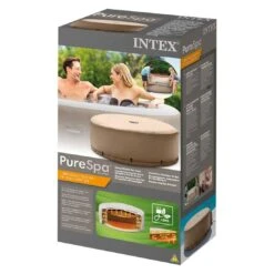 Intex Energiesparabdeckung Für Whirpool Pure Spa Beige -Gartenmöbel Geschäft 1342905 6