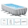 Intex Prism Frame Rectangular Pool Set 488x244x107cm Grau -Gartenmöbel Geschäft 1342916 1
