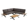 4Seasons Nostra Ecklounge Aluminium/Teak Matt Carbon -Gartenmöbel Geschäft 1343169 1