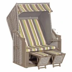 Sunny Smart Rustikal 30 Z Strandkorb Pinie/Geflecht Onix