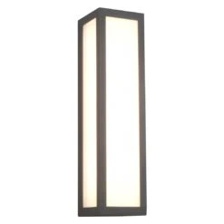 Trio Leuchten Fuerte LED Außenwandbeleuchtung 9x9,5x36cm Aluminium Anthrazit