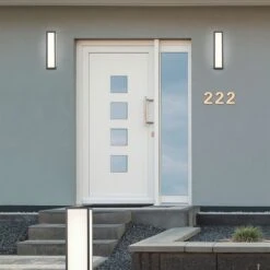 Trio Leuchten Fuerte LED Außenwandbeleuchtung 9x9,5x36cm Aluminium Anthrazit -Gartenmöbel Geschäft 1352475 5