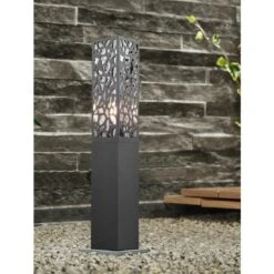 Trio Leuchten Cooper Wegeleuchte 10x10x60cm Edelstahl Anthrazit -Gartenmöbel Geschäft 1352596 5