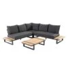 4Seasons Country Ecklounge 4-tlg. Mit Tisch 110x65cm Anthrazit/Natur -Gartenmöbel Geschäft 4seasons country loungeecke 4 tlg mit tisch 110x65cm 1412326 1