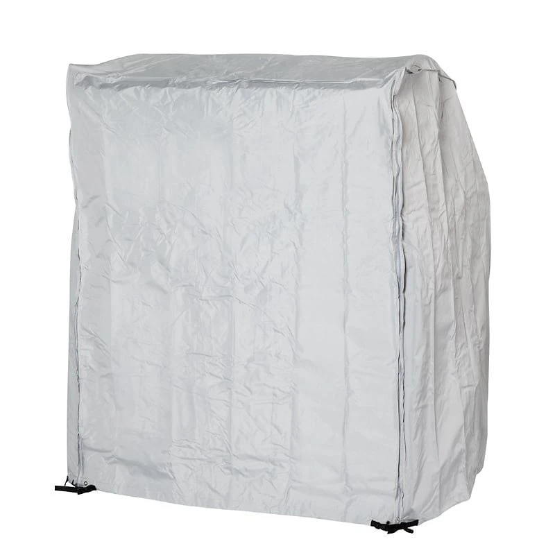 Heinemeyer Schutzhülle 125x90x160/139cm Für Strandkorb, Mit 2 Reißverschlüssen, Teak-Safe Grau 4 Heinemeyer Schutzhülle 125x90x160/139cm Für Strandkorb, Mit 2 Reißverschlüssen, Teak-Safe Grau – Bild 2