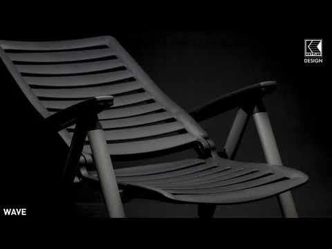 Kettler Wave Klappsessel Aluminium/Kunststoff Silber/Anthrazit 3 Kettler Wave Klappsessel Aluminium/Kunststoff Silber/Anthrazit