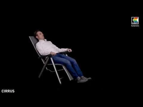 Kettler Cirrus Relaxsessel Aluminium/Textilene Silber/Anthrazitgrau 3 Kettler Cirrus Relaxsessel Aluminium/Textilene Silber/Anthrazitgrau