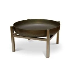 SvenskaV Cube Design-Feuerschale Ø63cm Rohstahl -Gartenmöbel Geschäft 840458 3