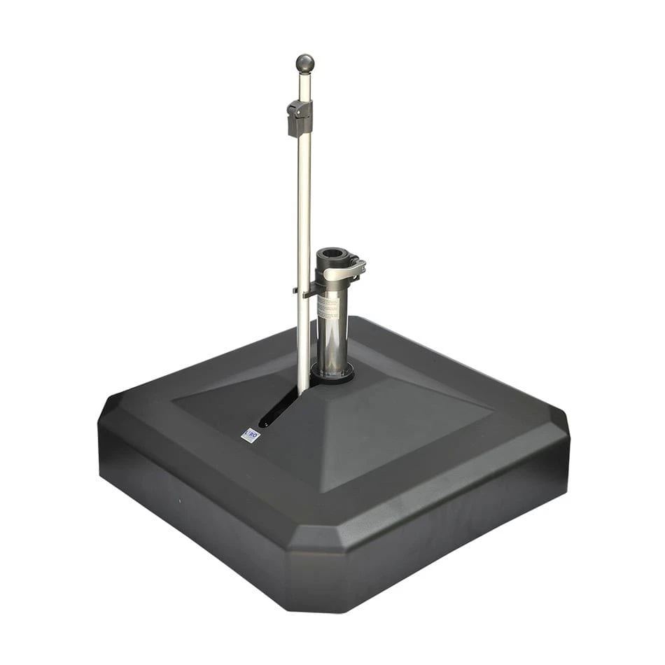 Liro Mobiler Schirmständer Midi-Plus-K 100kg Schnellspanner Anthrazit 3 Liro Mobiler Schirmständer Midi-Plus-K 100kg Schnellspanner Anthrazit