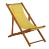 Siena Garden Faro Beach-Liegestuhl Holz/Textilene Gelb