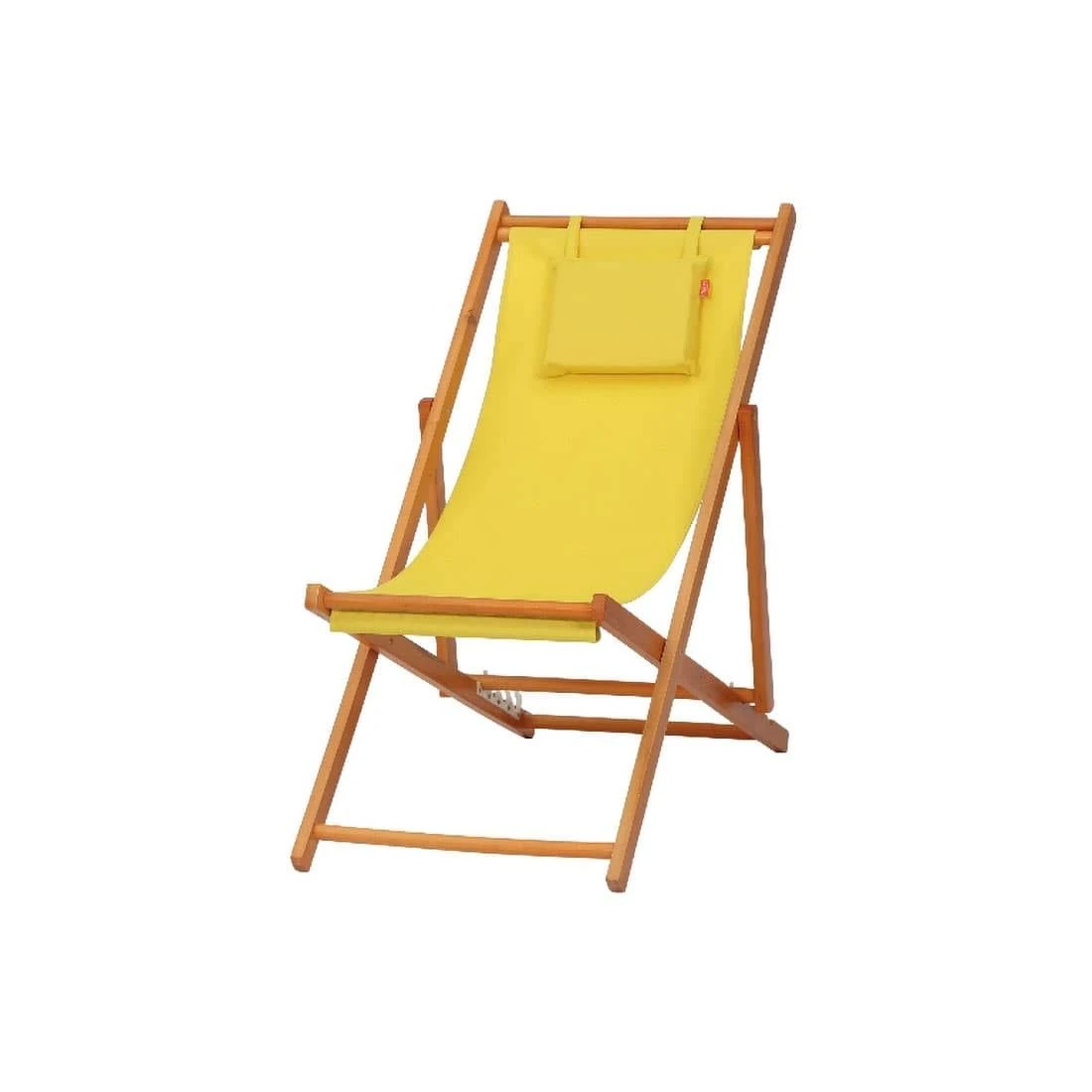 Siena Garden Faro Beach-Liegestuhl Holz/Textilene Gelb 4 Siena Garden Faro Beach-Liegestuhl Holz/Textilene Gelb – Bild 2