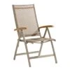 Sieger Cadiz Klappsessel Aluminium/Textilene Mit Teakarmlehnen Champagner/Natur -Gartenmöbel Geschäft 873117 1