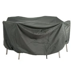 Stern Gartenmöbel-Set Schutzhülle Ø215x90cm Grau