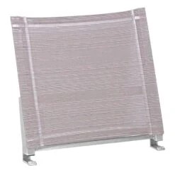 Zebra Linax Rückenlehne Edelstahl/Batyline Espresso