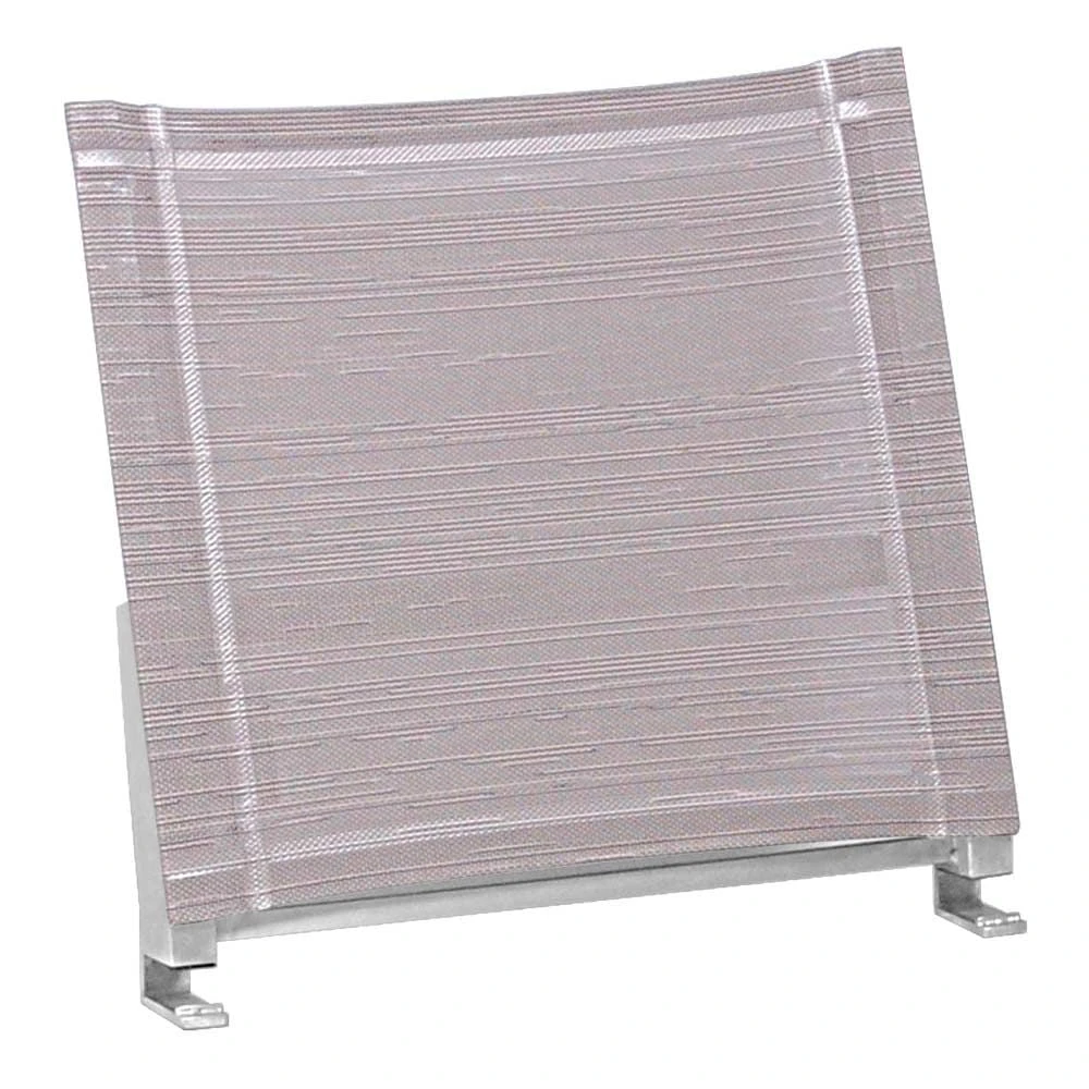 Zebra Linax Rückenlehne Edelstahl/Batyline Espresso