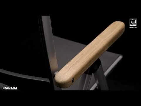 Kettler Granada Klappsessel Aluminium/Textilene Silber/Anthrazit 4 Kettler Granada Klappsessel Aluminium/Textilene Silber/Anthrazit – Bild 2