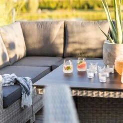 Kettler Palma Modular Eck-/Endmodul Geflecht White Wash/Anthrazit -Gartenmöbel Geschäft 913542 2