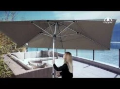 Doppler Expert Sonnenschirm 300x200cm Mit Kurbel Greige -Gartenmöbel Geschäft 930350 v 331 1