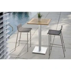 Stern Barny Garten-Barstuhl Edelstahl/Textilene Edelstahl/Silbergrau -Gartenmöbel Geschäft 940767 11