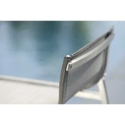 Stern Barny Garten-Barstuhl Edelstahl/Textilene Edelstahl/Silbergrau -Gartenmöbel Geschäft 940767 6