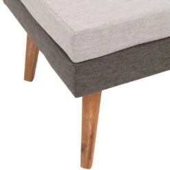 OUTLIV. Rockford Hocker Akazie/Suntex White Wash/Dark Grey/Light Grey -Gartenmöbel Geschäft 991147 4