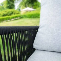 Acamp Mykonos Loungeset 4-tlg. Akazie/Rope Natur/Hellgrau/Anthrazit -Gartenmöbel Geschäft acamp mykonos sofagruppe 4 tlg akazie rope 1352948 3