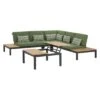 Apple Bee Pebble Beach Ecklounge 4-tlg. Aluminium/Bee Wett Black/Olive Green 2 Apple Bee Pebble Beach Ecklounge 4-tlg. Aluminium/Bee Wett Black/Olive Green -Gartenmöbel Geschäft apple bee pebble beach loungeecke 4 tlg aluminium bee wett 1356270 1