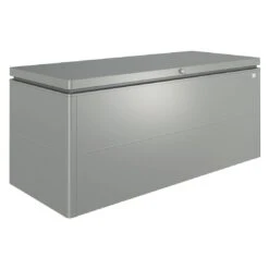 Biohort Loungebox Kissenbox Quarzgrau-Metallic -Gartenmöbel Geschäft biohort loungebox kissenbox 200x85x90 cm quarzgrau metallic 1322016 1