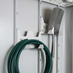 Biohort Neo Gerätehalter 28x10,4x17,2cm, 2 Stück Grau-weiß -Gartenmöbel Geschäft biohort neo geraetehalter 28x10 4x17 2cm 2 stueck 1351045 2