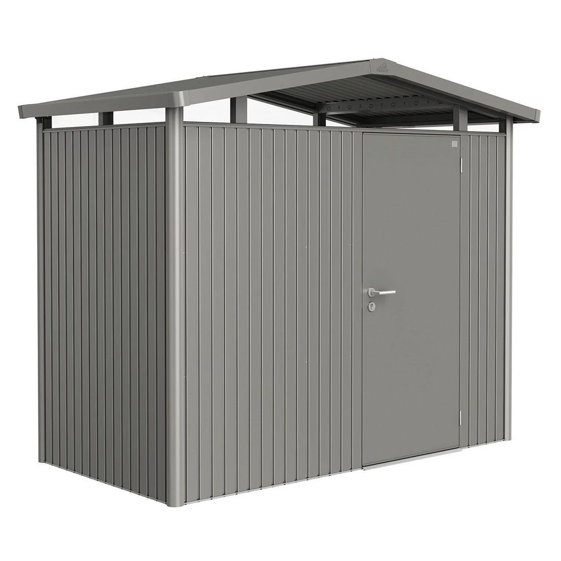 Biohort Panorama Gerätehaus Standardtür Quarzgrau-Metallic 3 Biohort Panorama Gerätehaus Standardtür Quarzgrau-Metallic