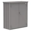 Biohort Romeo Terrassenschrank Quarzgrau-Metallic -Gartenmöbel Geschäft biohort romeo terrassenschrank 132x57x140 cm quarzgrau metallic 1332917 1