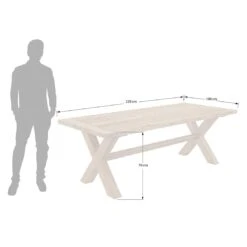 Cane-Line Choice Gartenmöbeldet 7-tlg. Mit Tisch 220x100cm Taupe/Natur -Gartenmöbel Geschäft cane line choice gartenmoebeldet 7 tlg mit tisch 220x100cm 1481362 5