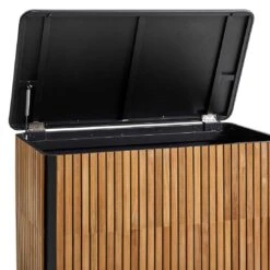 Cane-Line Combine Gartenbox Klein Teak/Aluminium Natur/Lava Grey -Gartenmöbel Geschäft cane line combine kissentruhe gross teak aluminium 1463476 4