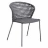 Cane-Line Lean Stapelstuhl Stahl/Geflecht Light Grey -Gartenmöbel Geschäft cane line lean stapelstuhl stahl geflecht 1463608 1