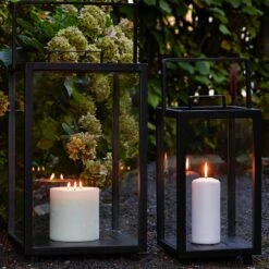 Cane-Line Lighthouse Laterne 23x23x42 Cm Aluminium Lava Grey -Gartenmöbel Geschäft cane line lighthouse laterne 23x23x42 cm aluminium 1463718 6