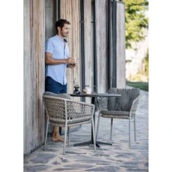 Cane-Line Ocean Stapelsessel Aluminium/Rope Taupe -Gartenmöbel Geschäft cane line ocean stapelsessel aluminium rope 1464092 5