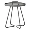 Cane-Line On-the-move Beistelltisch Ø37x47 Cm Aluminium Light Grey