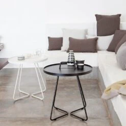 Cane-Line On-the-move Beistelltisch Ø44x54 Cm Aluminium Black -Gartenmöbel Geschäft cane line on the move beistelltisch durchm44x54 cm aluminium 1464268 4