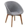 Cane-Line Peacock Gartensessel Teak/Rope Light Grey/Natur -Gartenmöbel Geschäft cane line peacock gartensessel teak aluminium rope 1465049 1