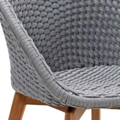 Cane-Line Peacock Gartensessel Teak/Rope Light Grey/Natur -Gartenmöbel Geschäft cane line peacock gartensessel teak aluminium rope 1465049 6