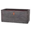Capi Rib Pflanztopf 73x39x32cm Kunststoff Anthrazit -Gartenmöbel Geschäft capi rib nl pflanztopf 73x39x32cm kunststoff anthrazit 1230573 1