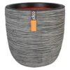Capi Riffle Pflanztopf Ø35x34cm Kunststoff Anthrazit -Gartenmöbel Geschäft capi riffle nl pflanztopf o35x34cm kunststoff anthrazit 1230551 1